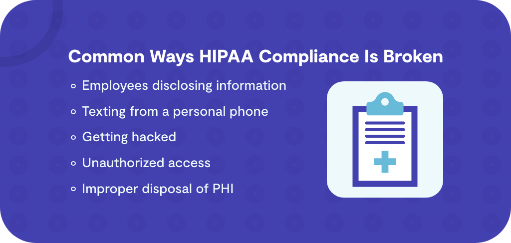 Common Ways HIPAA Compliance Is Broken

