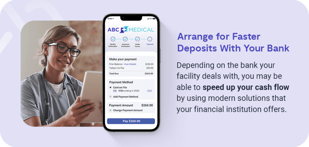 Arrange for Faster Deposits With Your Bank