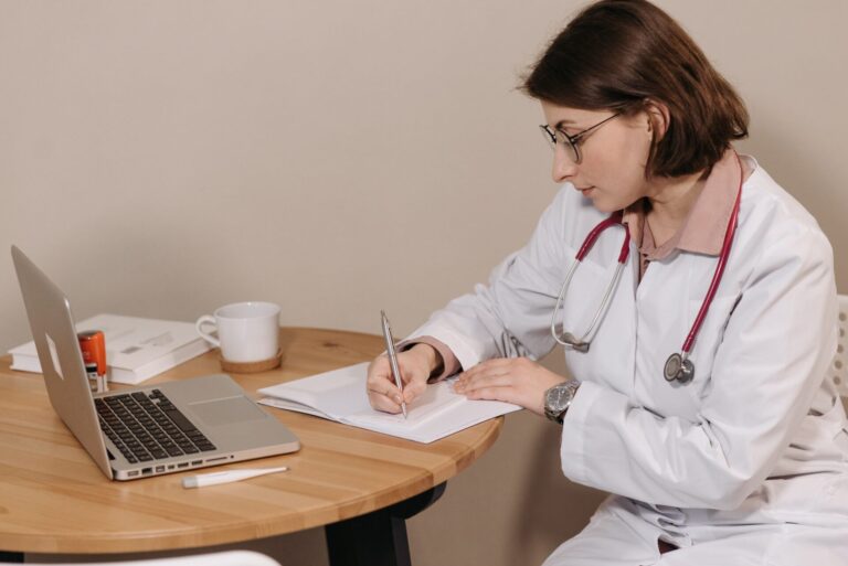 Hospital Billing Insurance Documents + Stethoscope